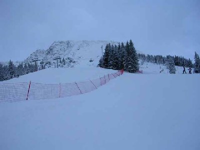 Ata-Piste und Standardabfahrt