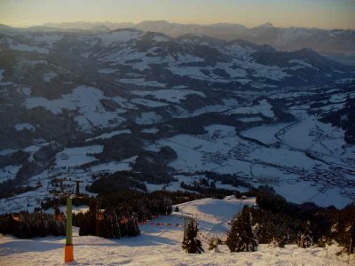 wunderschöne Aussicht ins Tal
