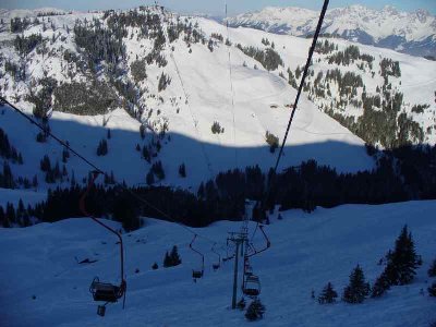 das war gestern auf dem Weg zur Gigglingabfahrt