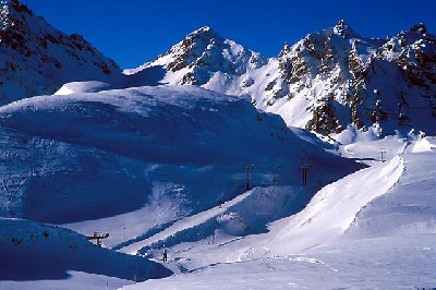 Gesamtansicht Verbindungslift von der Bad Ragazer Seite aus gesehen