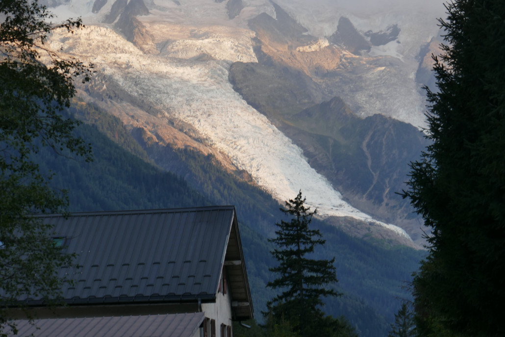 Andere Perspektive aber gleicher Gletscher