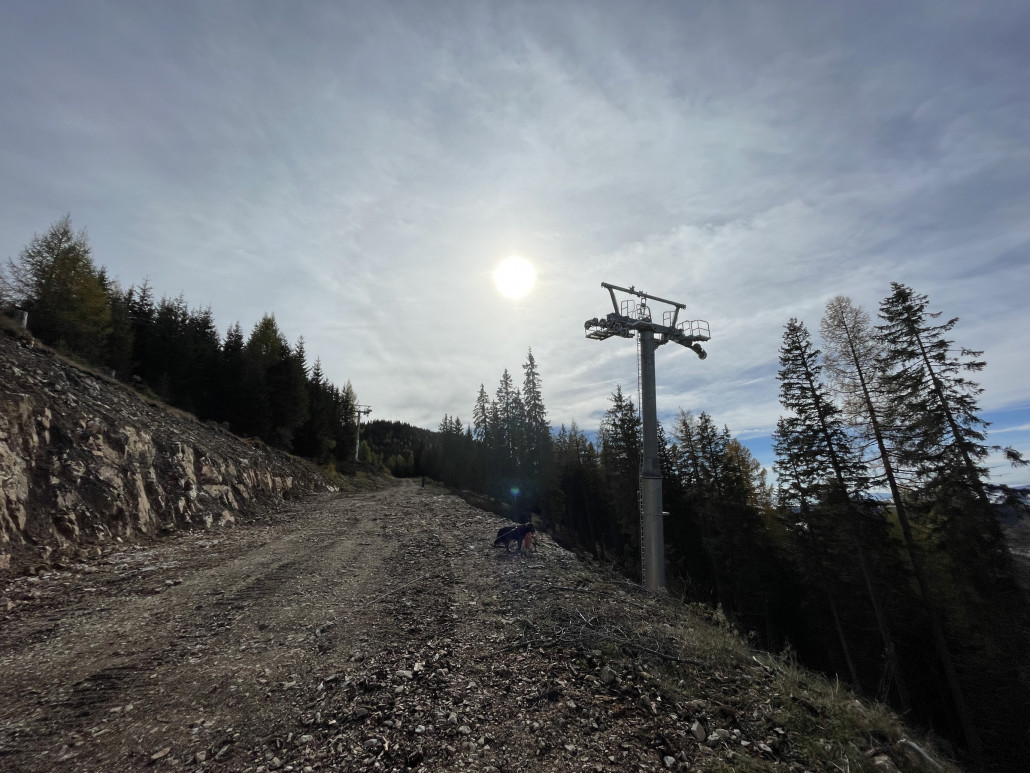 Strecke im oberen Bereich