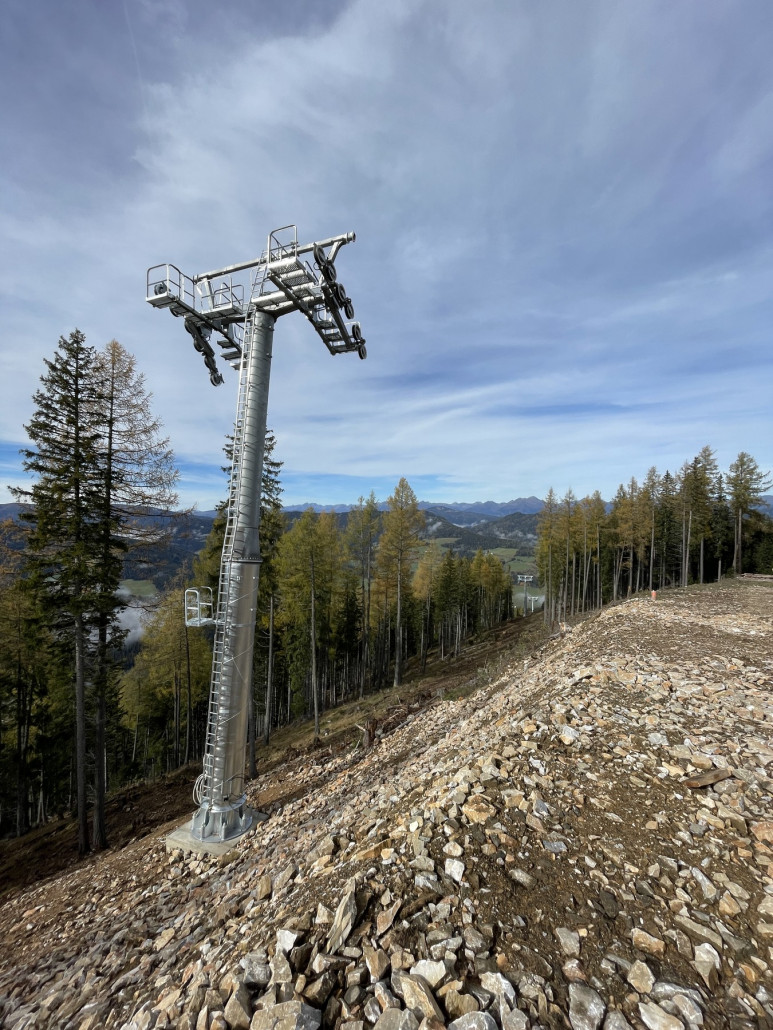 Strecke im oberen Bereich