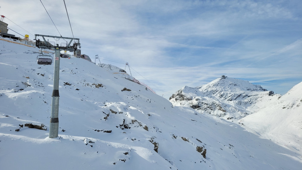 Blick zum Schilthorn
