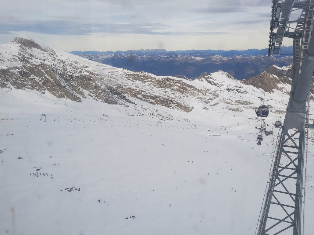 Vom Sessel zum vierer wechselten wir heute häufiger. Von den Trainierenden auch viel belegt.