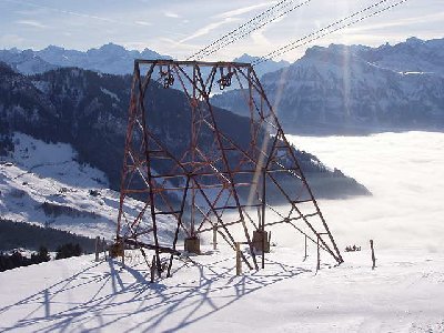 Baumaterialbahn nach Burggeist