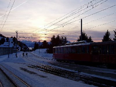 Erst seit 1990 sind die Bahnen Vitznau-Rigi und Arth-Rigi gleislich verbunden.