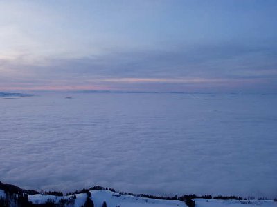 Nebelmeer über das Mittelland