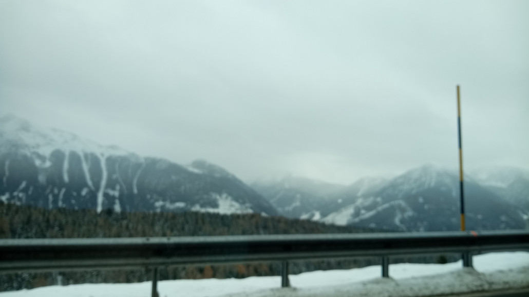 Val die Fassa, sieht nach Winter aus.