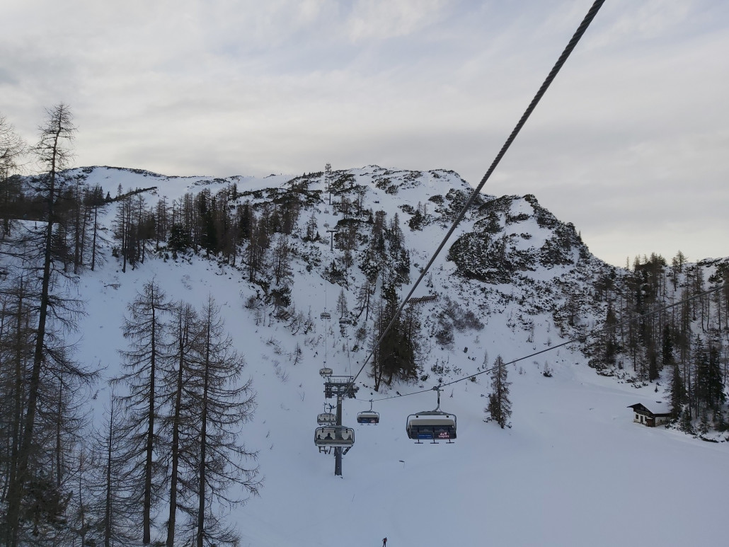 Zum Paudern braucht es aber noch was. Langlaufen geht schon sehr gut auf über 15 km.