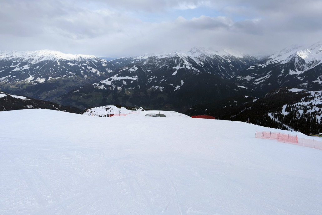 Auf der Piste 10 am Horberg.