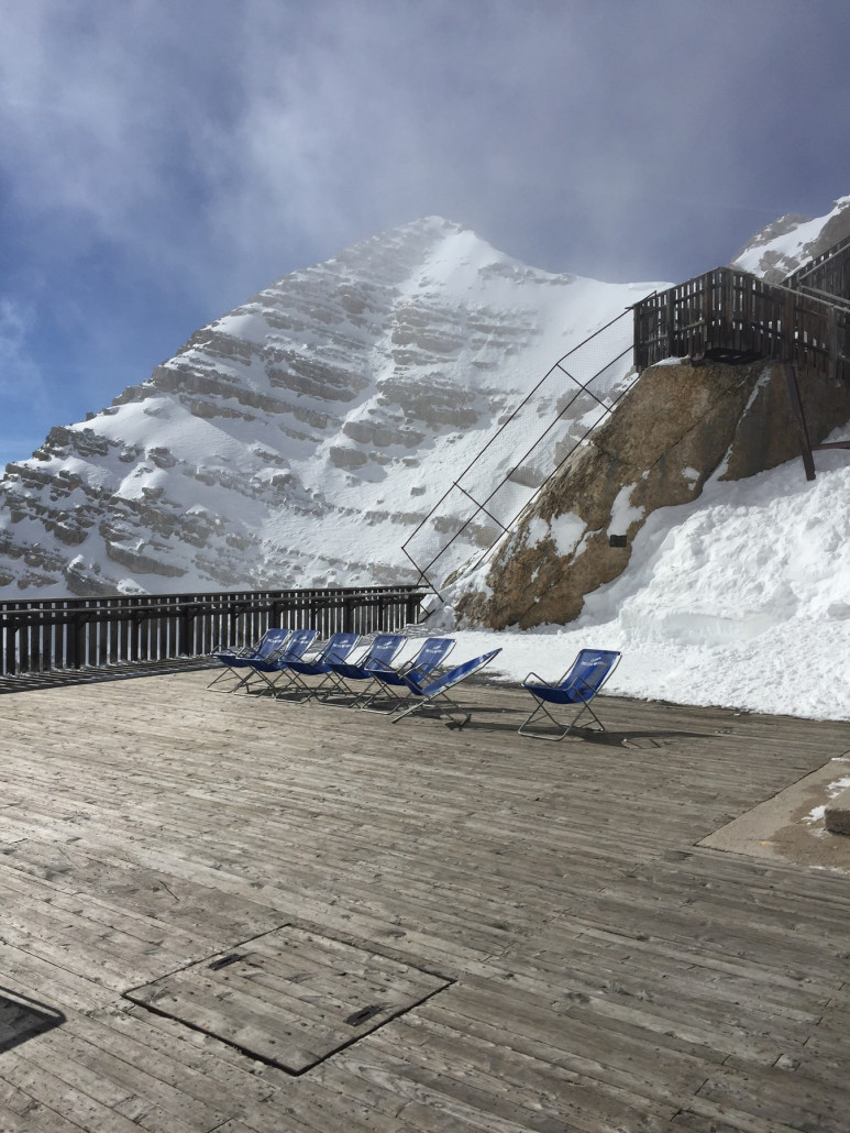 Da hatte es echt nicht viel Schnee….