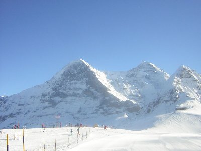 Eiger gesehen von Männlichen