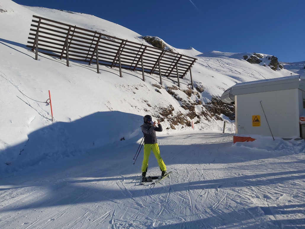 Ich hatte bei dank schon mein Handy in der Hand. Christopher war daher der Glückliche.