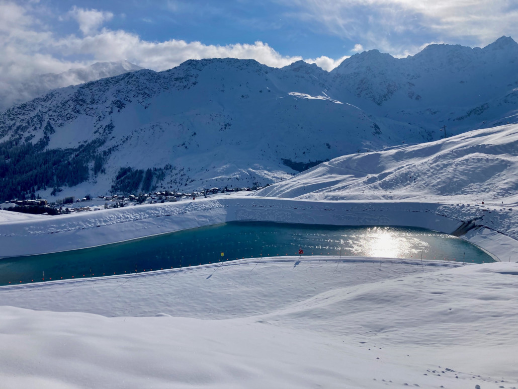 Der Speicherteich füllt sich langsam wieder