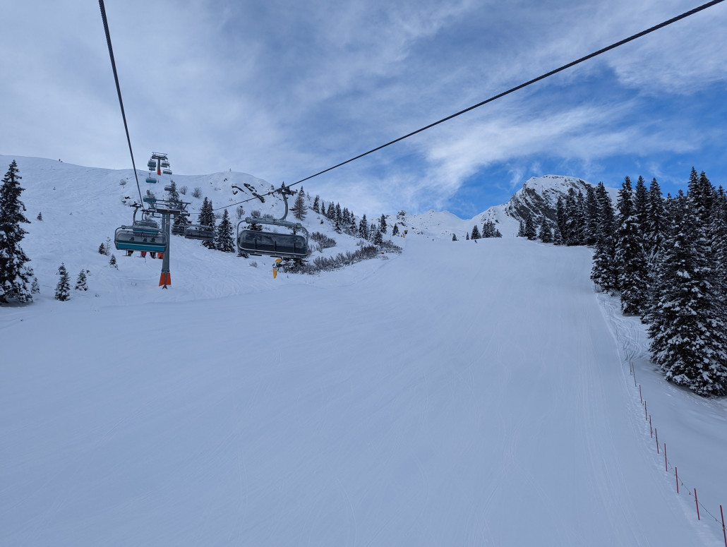 Viel Platz zum Carven an der Saxner