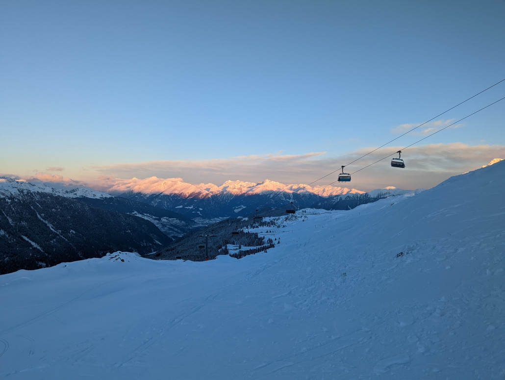 Letzte Abfahrt vom Saxner
