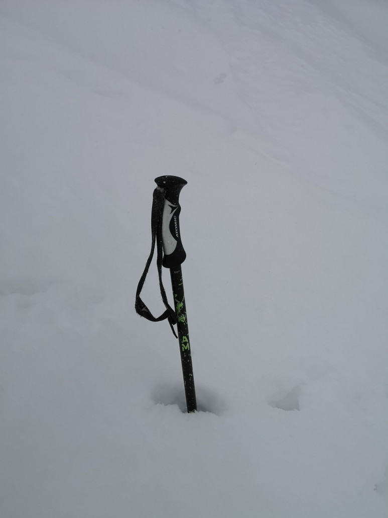 Beachtliche Neuschneemenge