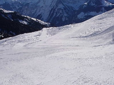 Abfahrt am Oberalp 2