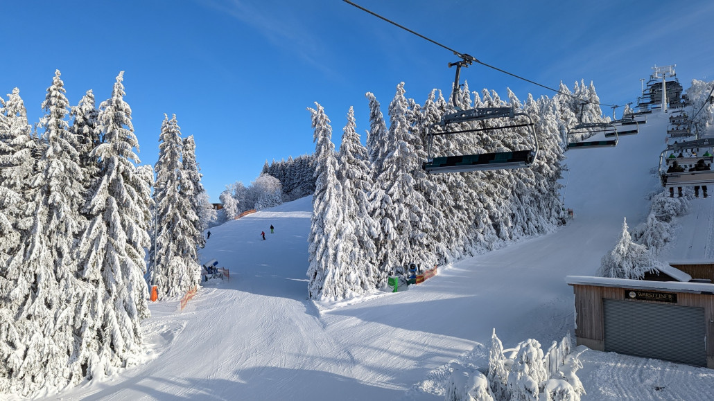 Am BH steht auch nachmittags noch schön die Sonne drin.