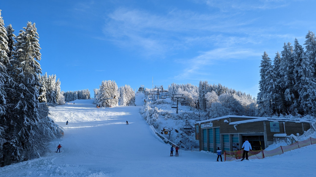 Am BH trotz so wenig Schnee alle Varianten in top Zustand