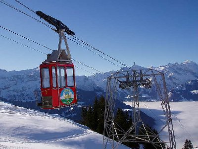Sektion 2 Luftseilbahn Kinzig. Stützen sind auch noch Original. Baujahr 1952 Länge 1392m