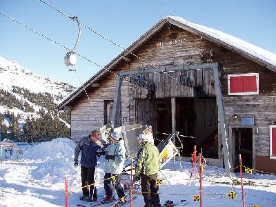 Ebenfalls mit Liftomat 2000 Skilift Oberalp 2 Talstation