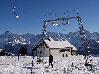 Skilift Oberalp 1 Baujahr 1961