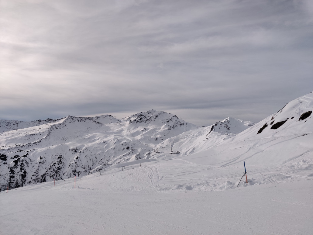 Gruobenalp, Blick nach Parsennhütte, Weissfluhjoch