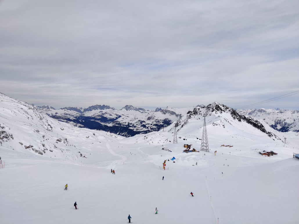 Vom Weissfluhjoch richtung Osten
