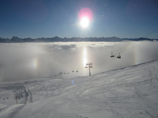 Zanbodenabfahrt, daneben die 6-CLD-B Plansegg