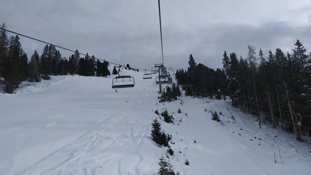 Die Wolken lichteten sich leicht und teils kam die Sonne hervor.