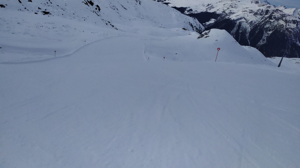 Sprung zur Versingbahn, leer wars.