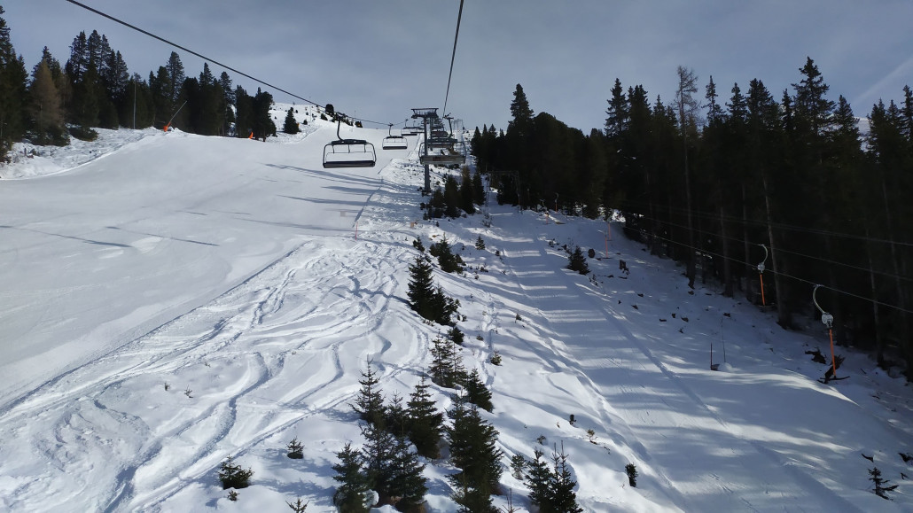 Nachmittags an der Zeinisbahn in der Sonne - ein Traum.