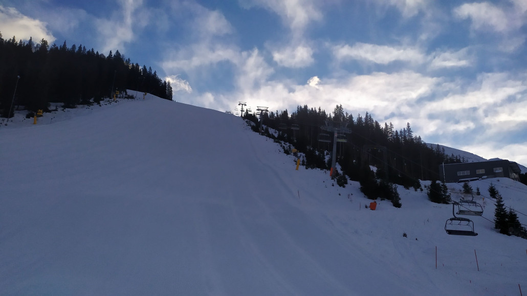 Der morgendliche Anblick bringt mich jedes Mal zum Strahlen. Keine Absätze zu sehen.