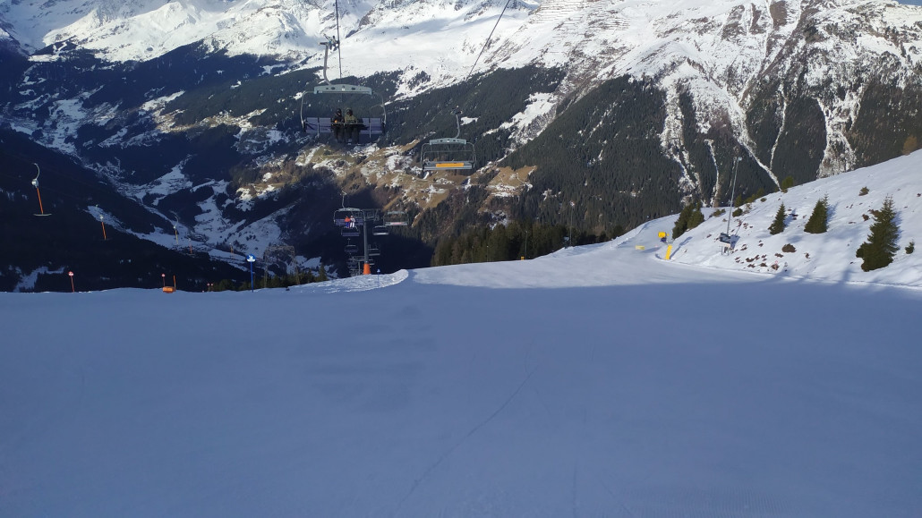 Viel los war auf den Pisten wieder nicht.