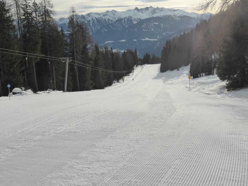 der obere Pistenteil vom Malchbachlift