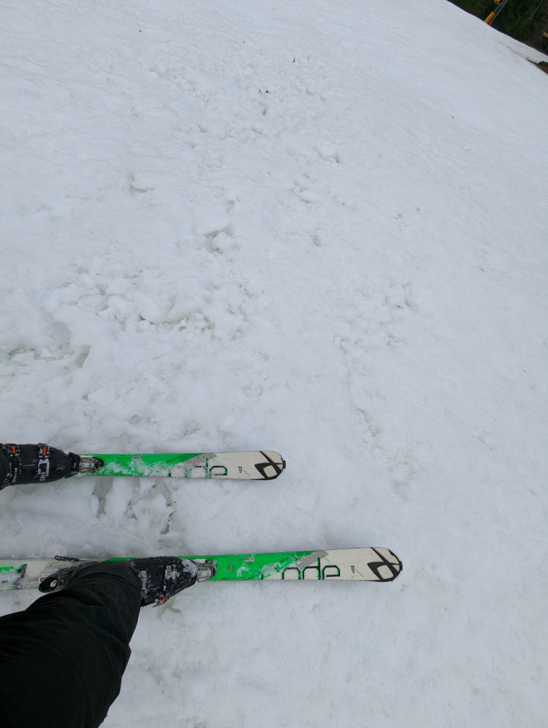Solche Stellen gab es an K1 + Gondel leider öfters.