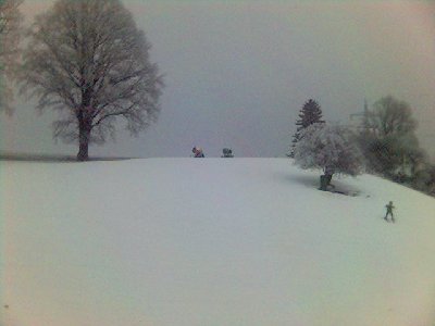 Leider mit dem Handy - aber mit Schneekanonen
