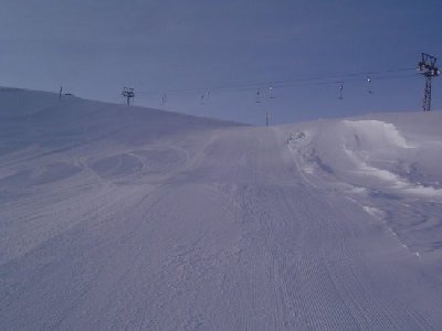 Piste 69a mit dem SCHL &amp;quot;Alp Trider Eck&amp;quot; im Hintergrund. Hier ist's immer leer!