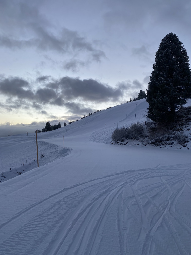 Die erste Bergfahrt um 7:30 Uhr ist einfach immer wieder genial!
