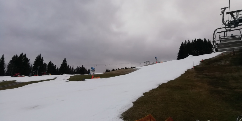 Bischlagabfahrt in guter Beschaffenheit