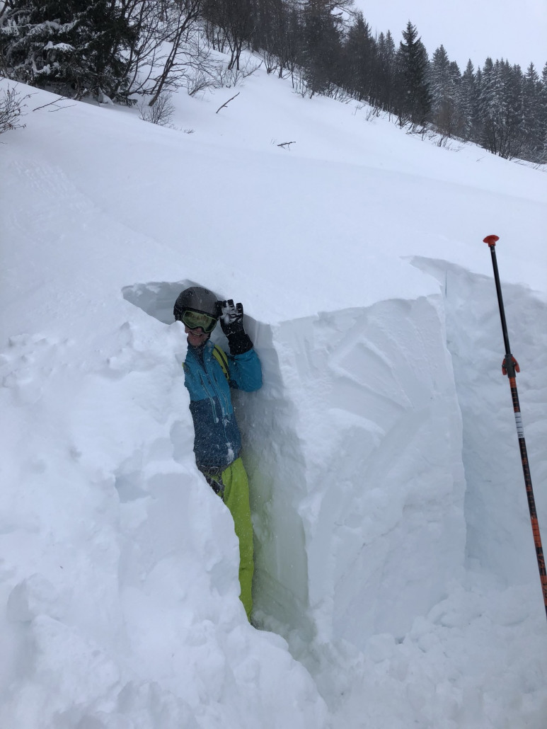 18. Januar 2018 - über 2m Schnee