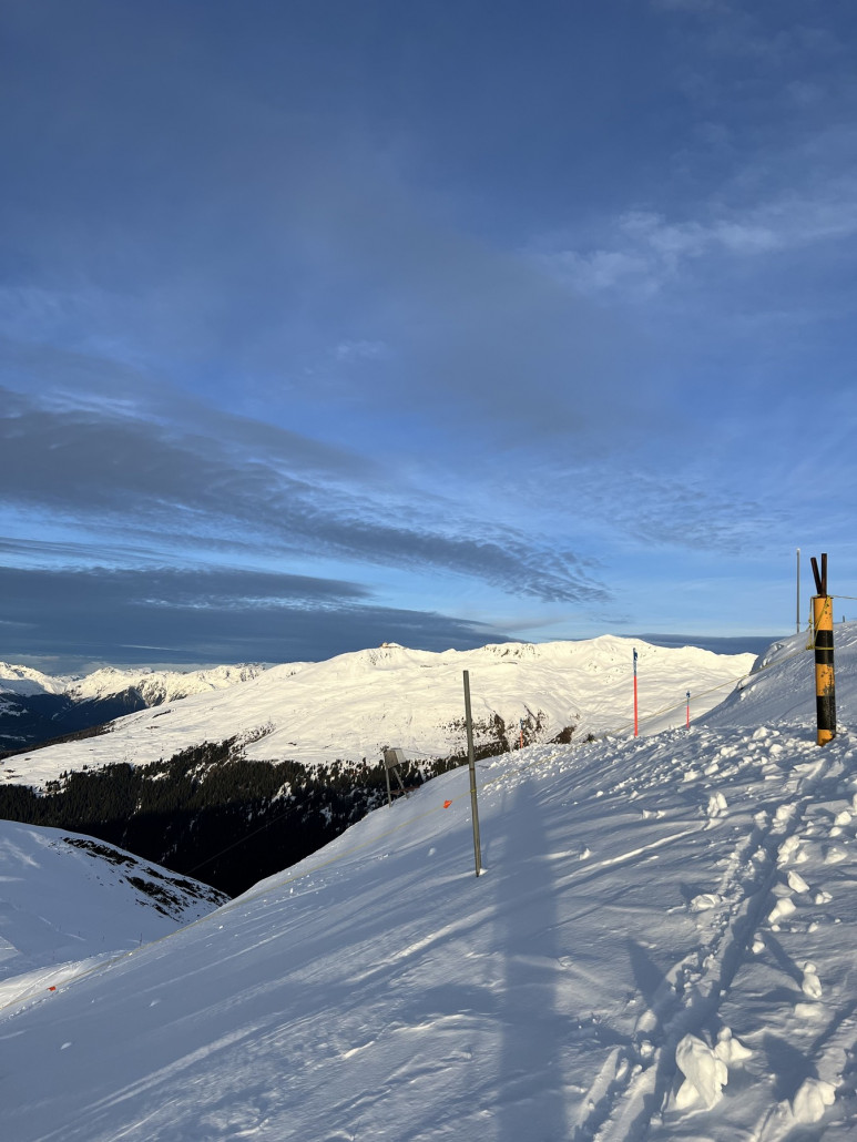 Schöne Abendstimmung und fast alleine oben zum Schluss