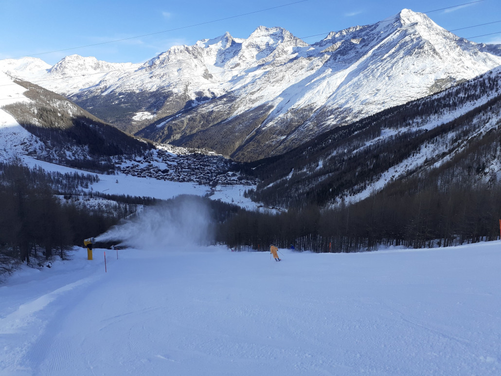 Talabfahrt 6b Sperwerzucht, wurde heute ganztägig beschneit