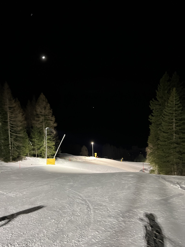 Nix los und traumhafte Piste