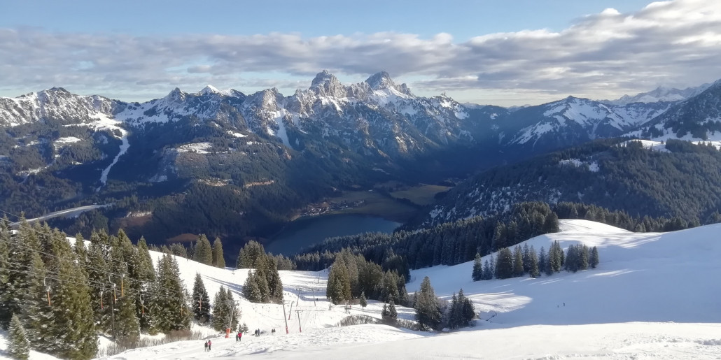 Übersicht Höhenskigebiet Gund