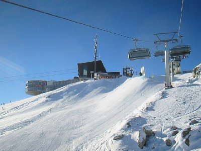 6KSB Plaun kurz vor der Bergstation Crap Sogn Gion