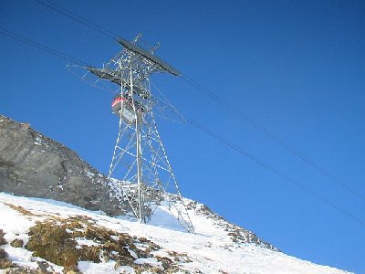 Stütze im Bereich Segneshütte