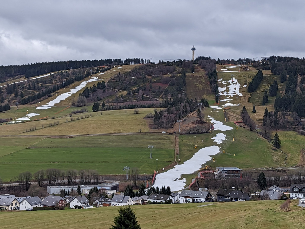 Am K1 geht es beim nächsten Kälteeinbruch fast wieder bei 0 los :-(
